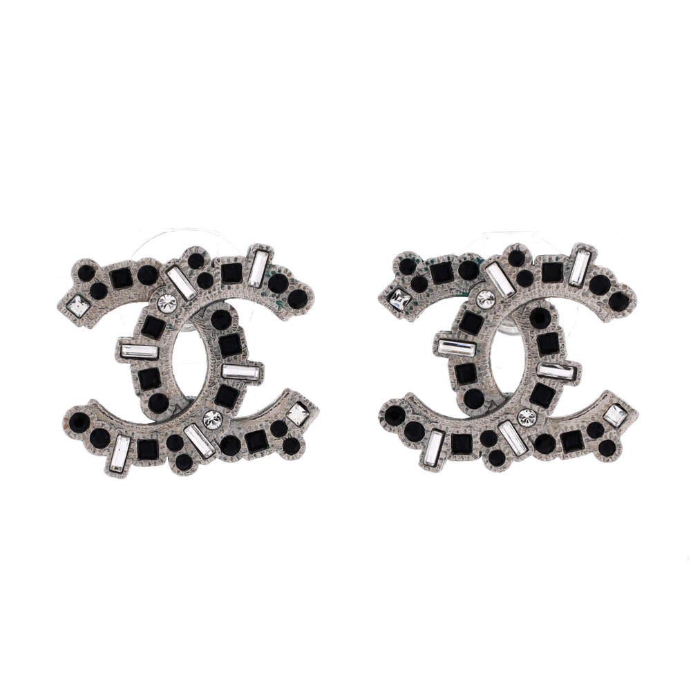 Chanel Cc Stud Earrings Metal With #242033C10B